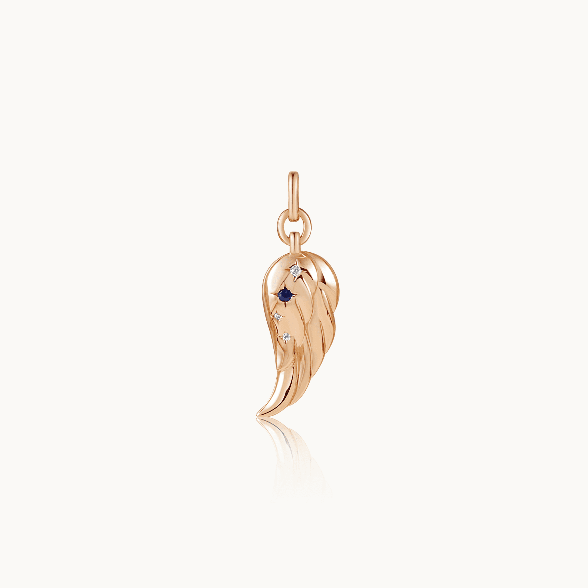 Gold 2025 wing charm