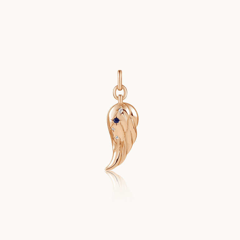 Gold Angel Wing Charm - Mienlabel