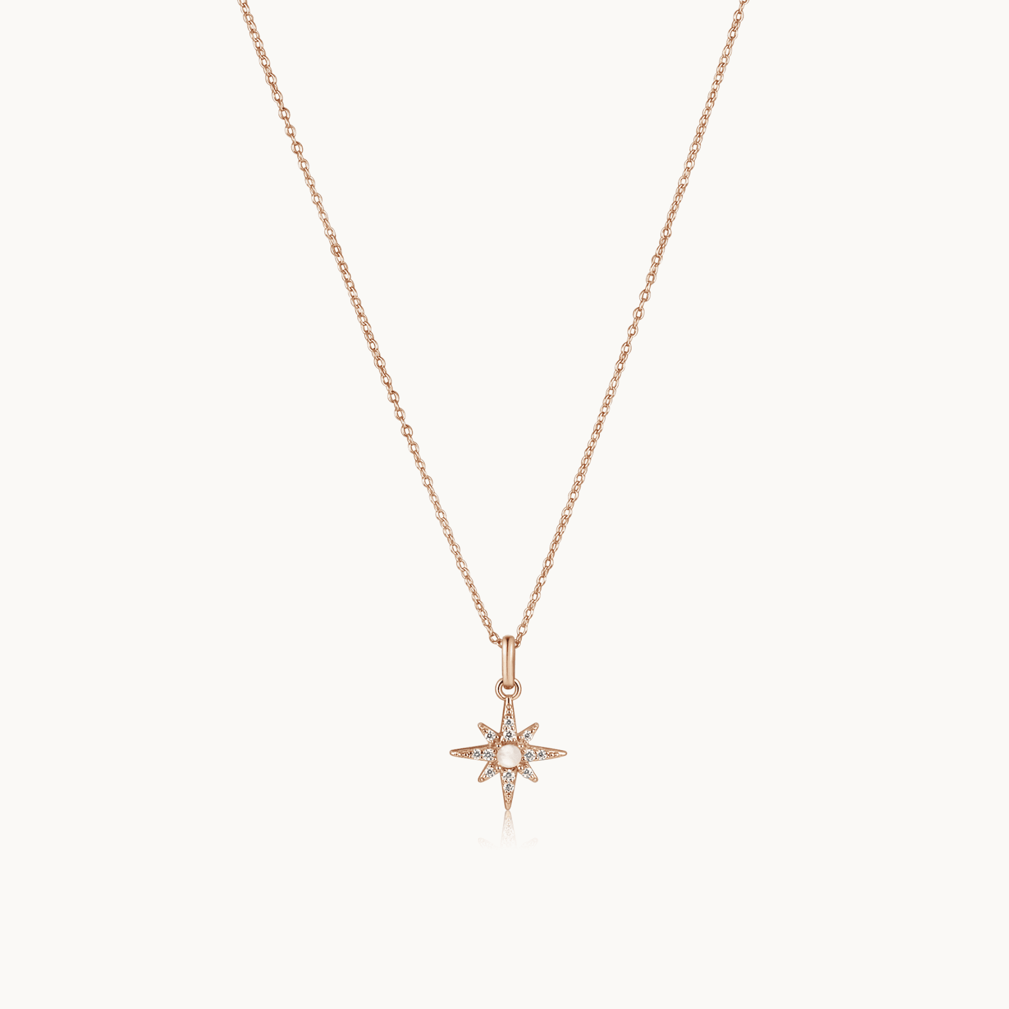 Gold North Star Necklace Mienlabel