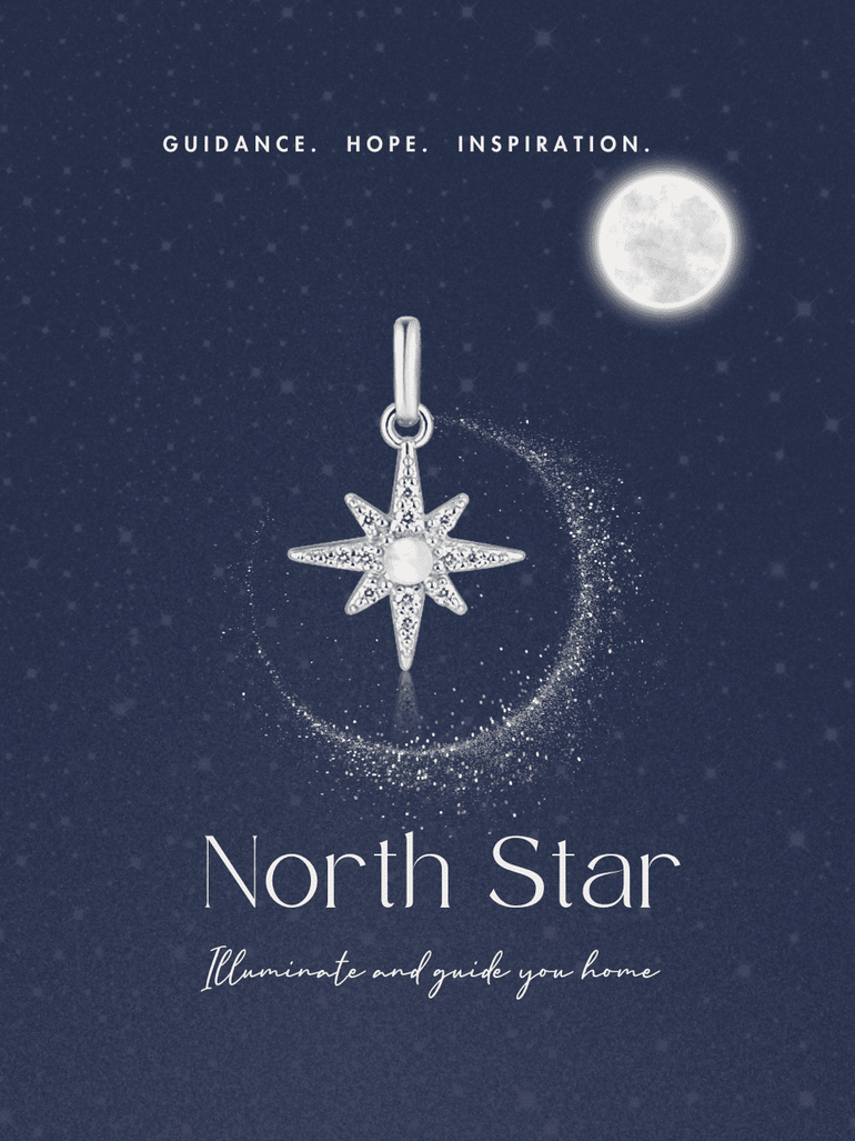 Silver North Star C.C Bracelet - Mienlabel