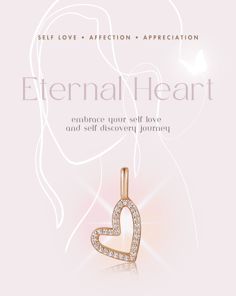 Gold Eternal Heart C.C Bracelet - Mienlabel