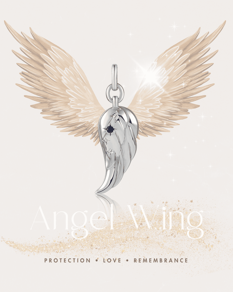 Silver Angel Wing Necklace - Mienlabel