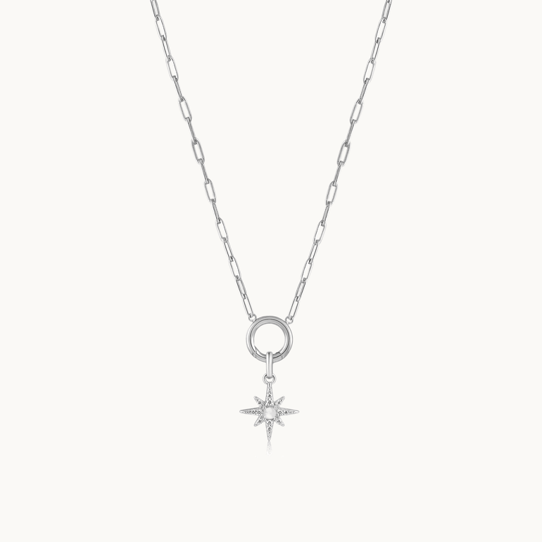 Silver North Star C.C Necklace - Mienlabel