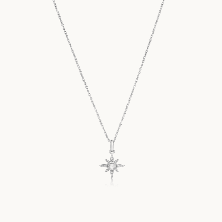 Silver North Star Necklace - Mienlabel