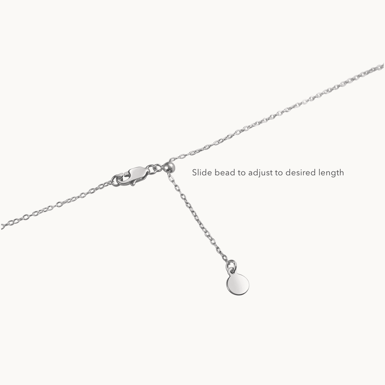 Silver CZ Brilliance Necklace - Mienlabel